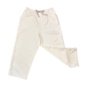 Caribbean Joe Let Go Cream Cropped Pants Women’s Size Large